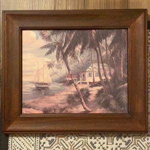 Seaside Village Theme Wall Art